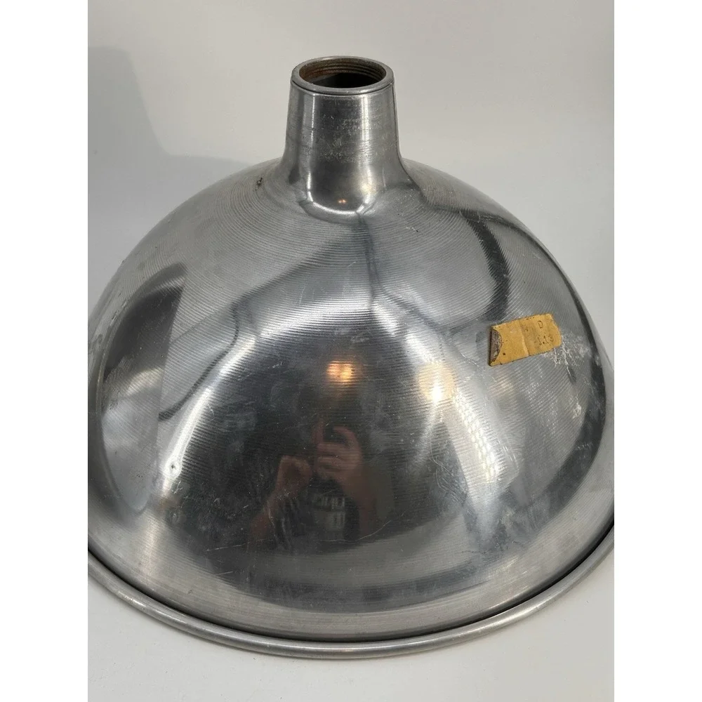 Vintage Industrial Aluminum Reflector Shade 11.5